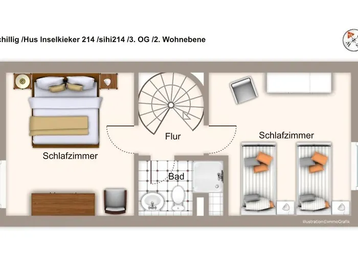 Hus Inselkieker Hus Inselkieker 214 아파트 쉴리그